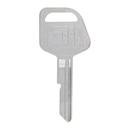 Hillman Automotive Universal Key Blank for B79 Single Sided for GM - Case of 10; Silver 5965454